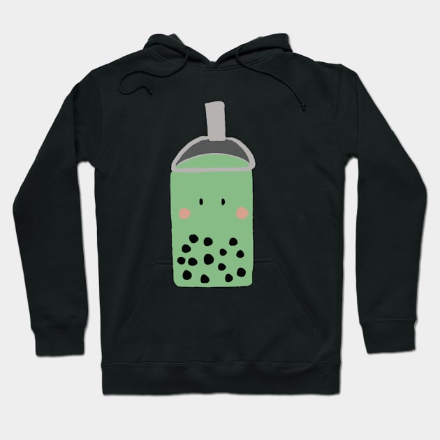 Matcha boba Hoodie by artoftilly